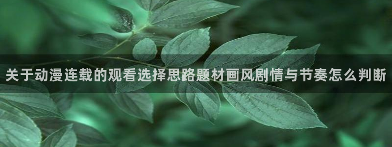 2026喵趣漫画最新更新：关于动漫连载的观看选择思路题材画风剧情与节奏怎么判断配图